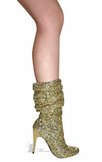 lauren lorraine shoes, nikita boot in gold