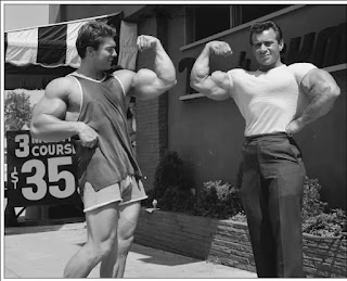 Freddy Ortiz and Larry Scott  Big Arms Old School Style