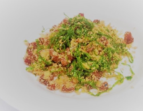 Cabbage and bacon crumb recipe