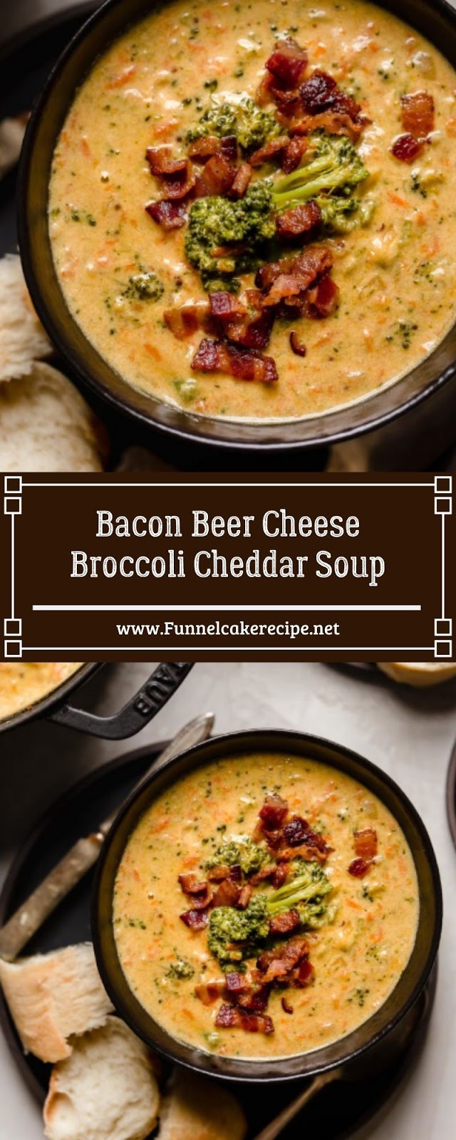 Bacon Beer Cheese Broccoli Cheddar Soup