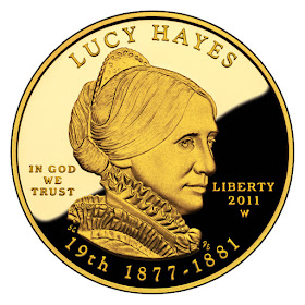 US Gold Coins Lucy Hayes 10 Dollars First Spouse Gold Coin