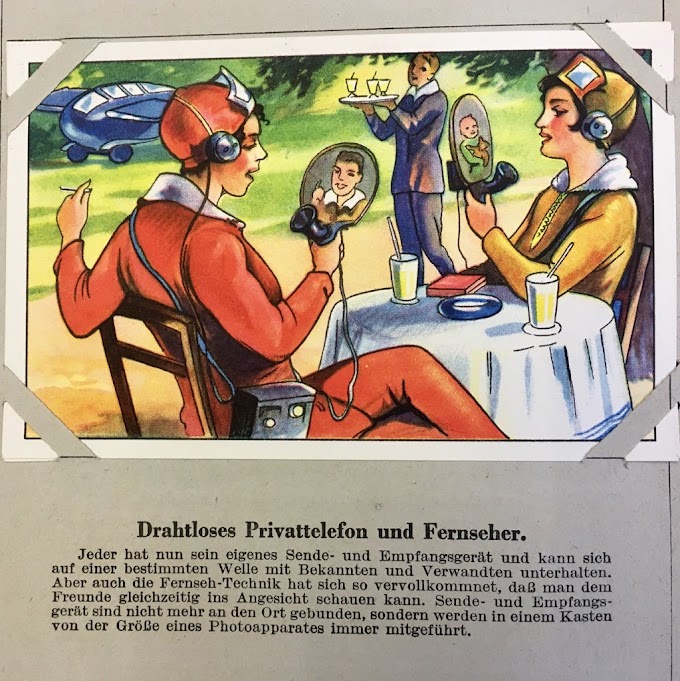 "VISIÓN DEL FUTURO" El Mundo Futurista Tal Como Lo Concibieron Las Tarjetas Publicitarias De Echte Wagner, 1930