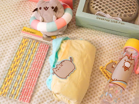 A selection of items from the Pusheen 2018 Summer Box 