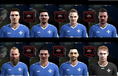 PES 2013 Facepack Darmstadt 98 by Bruno7 Facemaker