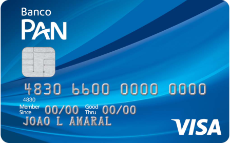 Cartão PAN Visa Internacional  Cartão de Crédito na WEB