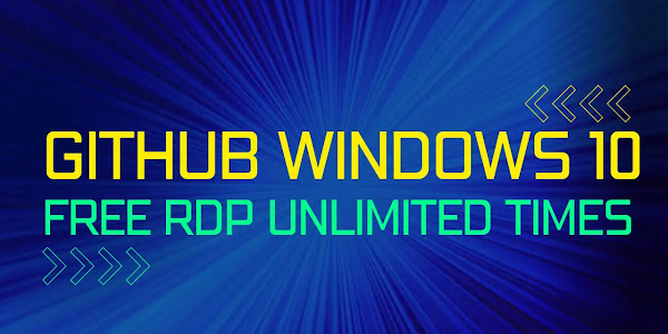 how to create free windows 10 rdp vps with github