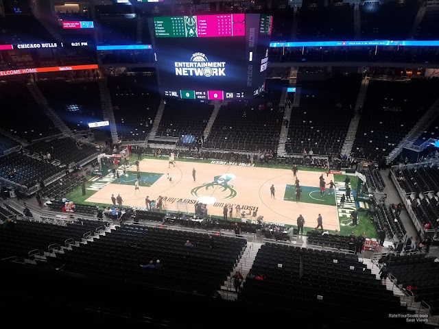 fiserv forum seating chart view