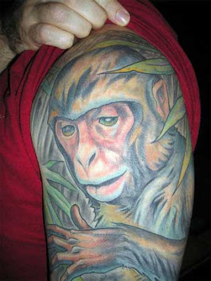 monkey tattoos for women