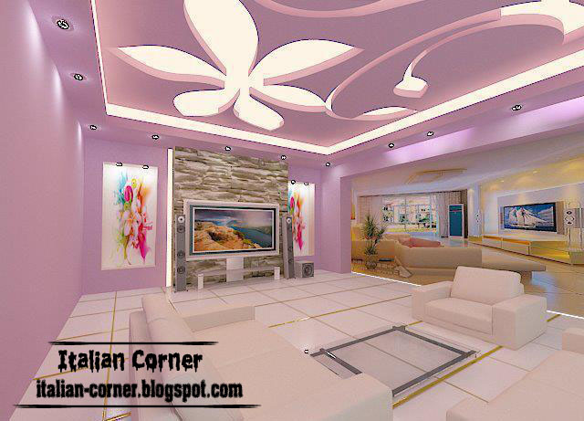 Gypsum Ceiling Designs for Living Room