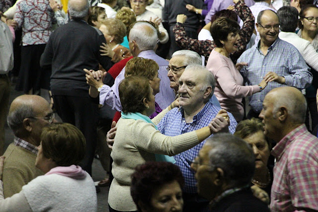 Baile dominical en el Frontón Barakaldés