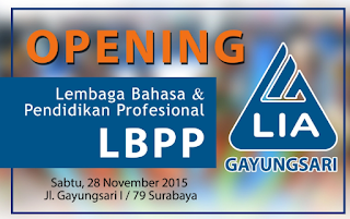 Loker Surabaya Terbaru di LBPP LIA Gayungsari Jawa Timur Terbaru Juni 2016