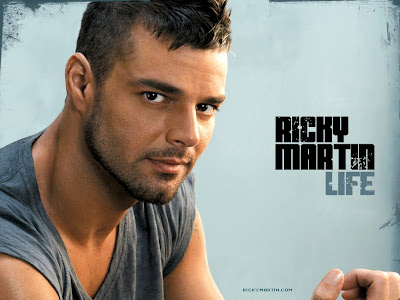 ricky martin tattoo. Ricky Martin and His Twins