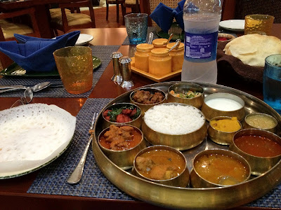 South Indian non-veg thali at Zambar Pune