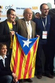 Charnegos ,catalanistes , Jordi Pujol, il capo, estelada, Don Vito