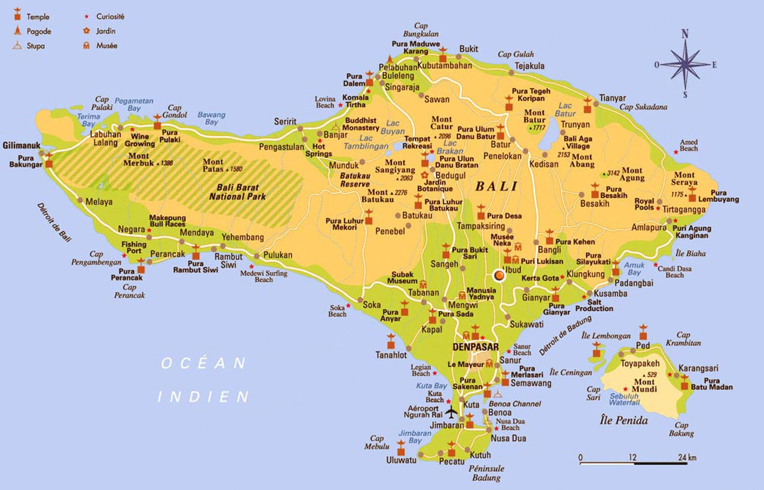  Plan  de  Bali   Voyages Cartes 