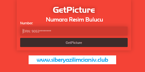 GetPicture APK - Telefon Numarasından Resim Sorgulama