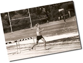 1976: Running hurdles at 13