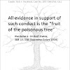 Fruit Of Poisonous Tree Doctrine Definition : Colorado Criminal Law - Understanding The Fruit of the ... - The tainted evidence is admissible if: