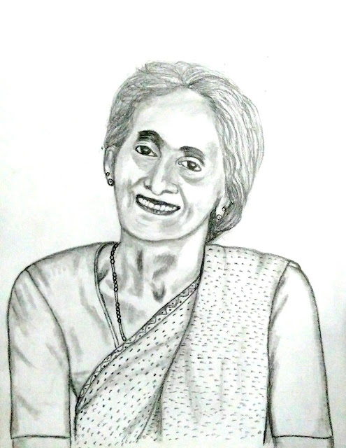 PENCIL DRAWING - Geetha Kesavan