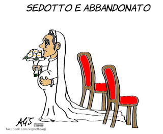 crisi di governo, salvini, di maio, agosto, vacanze, ferie, governo del cambiamento, vignetta, satira