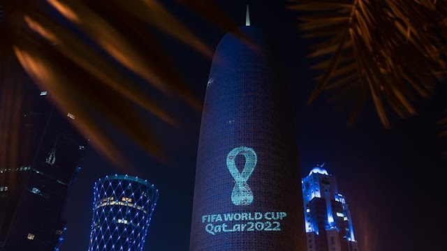 The Qatar 2022 World Cup logo