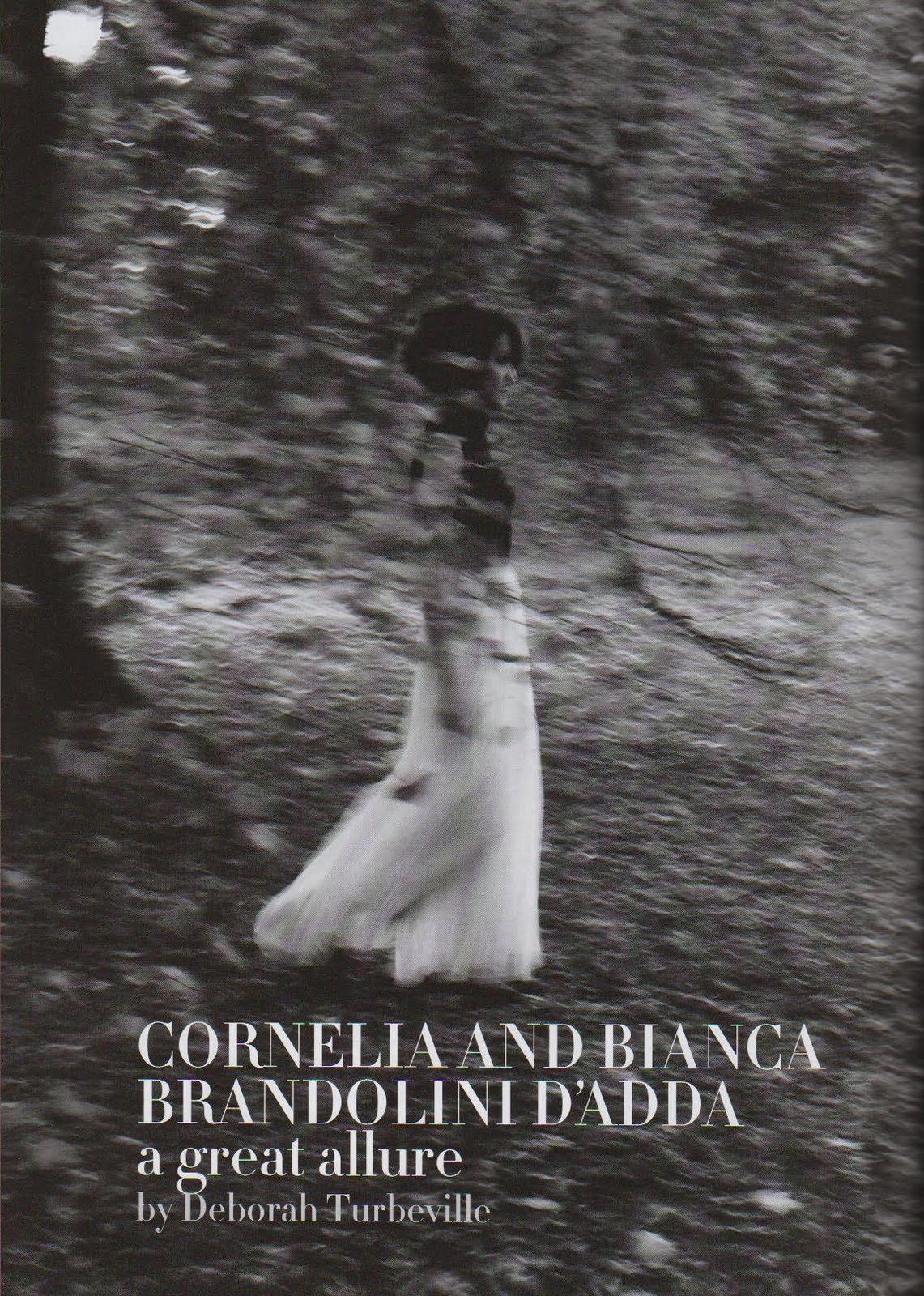 We love Sisters: Coco and Bianca Brandolini by Deborah Turbeville