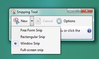 how to take screenshot in windows 10 using snipping tool