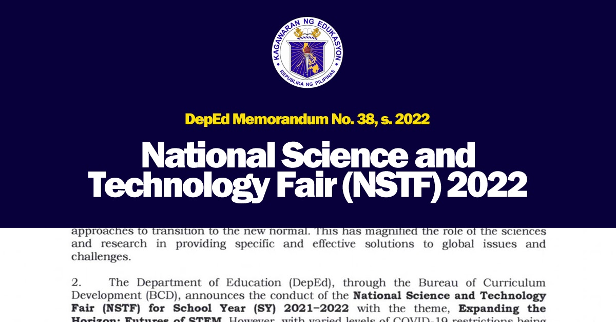 National Science and Technology Fair (NSTF) 2022