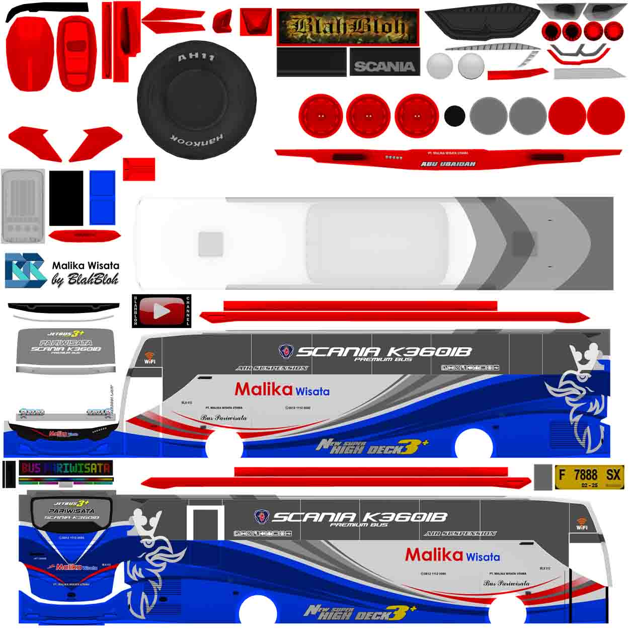 download livery malika wisata