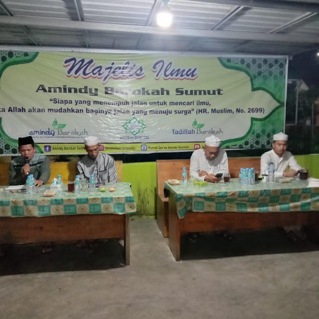 Majelis Ilmu Amindy Barokah Sumut Rutin Mengadakan Pengajian 