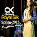 Royal Silk Collection 2015 | Alkaram Spring Summer Collection 2015