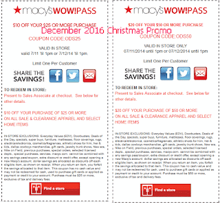 Macy's coupons december