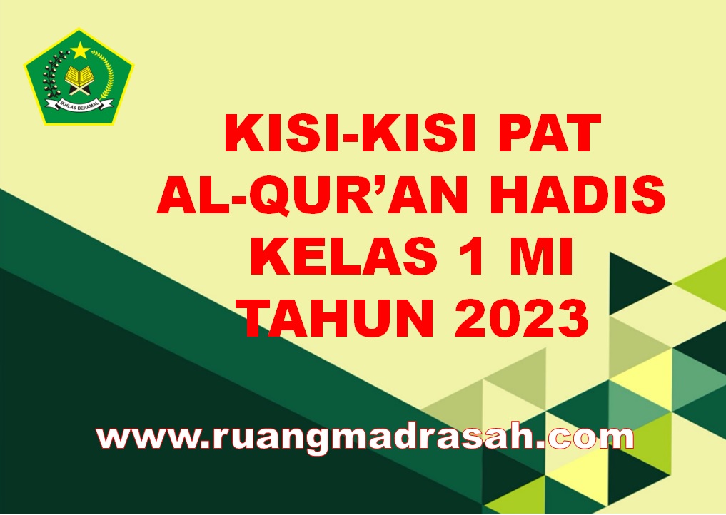 Kisi-kisi Soal PAT Al-Qur'an Hadis