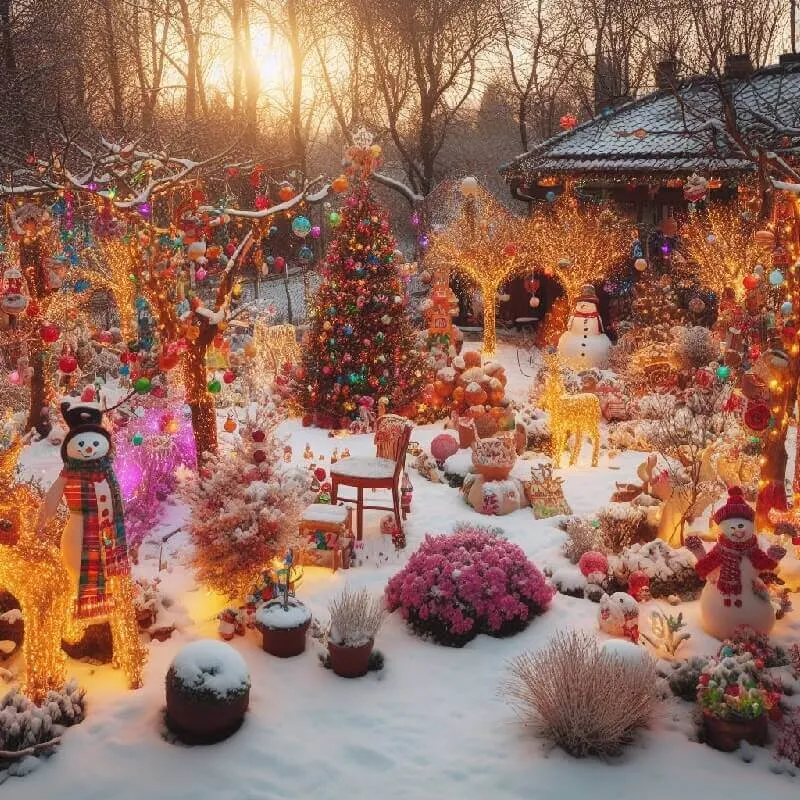 Decoração de Natal para Jardim e Fachada de Casa