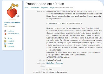 Simpatia gospel promete enriquecer em pouco mais de um mês