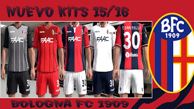 PES 2013 Bologna FC + Sponsor 151/16 Kits by KP