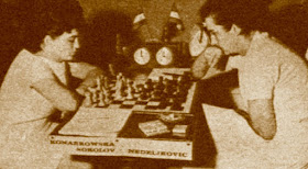 VI Torneo Zonal Femenino del Oeste de Europa, partida de ajedrez Henrijeta Konarkowska Sokolov - Verica Jovanovic de Nedeljkowic