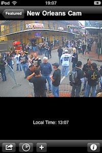 New Orleans Web Cam on Live Cams app