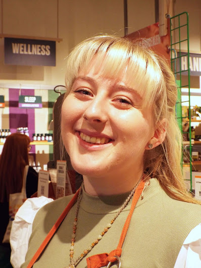 Bethany, one of The Body Shop Liverpool One team members, beaming with a smile and looking absolutely gorgeous.