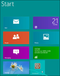 Cara Shutdown Windows 8