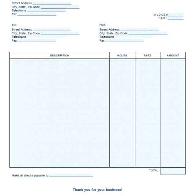 Professional Services Invoice Template Free