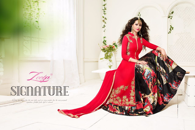 Latest Fashion Lehenga Style Party Wear Salwar Suit Online Shopping at Wholesale Price in India. 