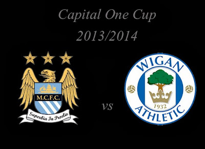 Manchester City vs Wigan Athletic Capital One Cup 2013