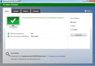 MSE antivirus windows 8