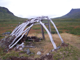 Sami Hut Skeleton on Tjaktjavagge