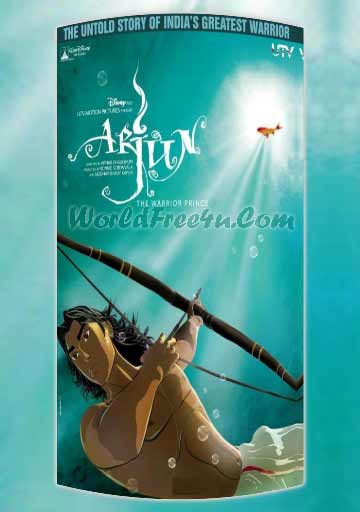 Poster Of Bollywood Movie Arjun The Warrior Prince (2012) 300MB Compressed Small Size Pc Movie Free Download worldfree4u.com