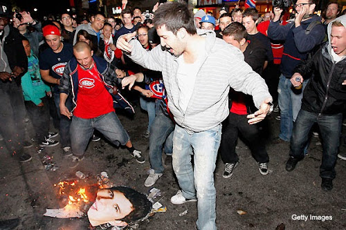 Montreal Canadiens fans riot