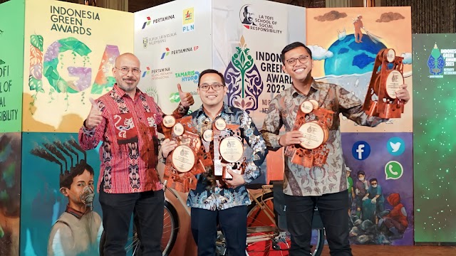 Borong Delapan Penghargaan Pengelolaan Lingkungan, Petrokimia Gresik Pertahankan Anugerah “The Best Iga” 