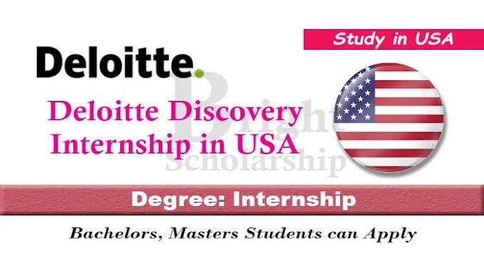 Deloitte Discovery Internship 2023 in USA (Funded)