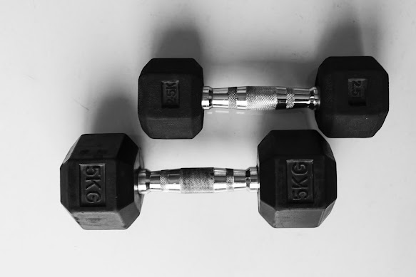 pair of Dumbbells for gym